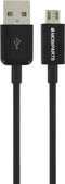 Mobiparts Micro USB to USB Kabel 2A 1 m - Zwart
