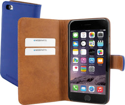 Mobiparts Premium Wallet TPU geschikt voorApple iPhone 6/6s Apple iPhone 6/6sS - Blauw