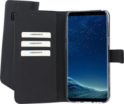 Mobiparts Premium Wallet TPU geschikt voorSamsung Galaxy S8+ - Zwart