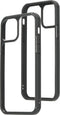 Mobiparts Rugged Clear Case geschikt voor Apple iPhone 12/12 Pro - Zwart Transparant