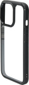 Mobiparts Rugged Clear Case geschikt voor Apple iPhone 13 Pro - Zwart Transparant