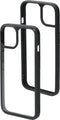 Mobiparts Rugged Clear Case geschikt voor Apple iPhone 13 - Zwart Transparant