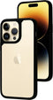 Mobiparts Rugged Clear Case geschikt voor Apple iPhone 14 Pro Max - Zwart Transparant