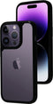 Mobiparts Rugged Clear Case geschikt voor Apple iPhone 14 Pro - Zwart Transparant
