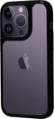 Mobiparts Rugged Clear Case geschikt voor Apple iPhone 14 Pro - Zwart Transparant