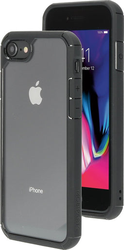 Mobiparts Rugged Clear Case geschikt voor Apple iPhone 7/8/SE(2020/2022) - Zwart Transparant