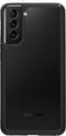 Mobiparts Rugged Clear Case geschikt voor Samsung Galaxy S21 Plus - Zwart Transparant