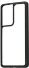 Mobiparts Rugged Clear Case geschikt voor Samsung Galaxy S21 Ultra - Zwart Transparant