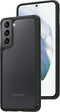 Mobiparts Rugged Clear Case geschikt voor Samsung Galaxy S21 - Zwart Transparant