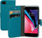 Mobiparts Saffiano Wallet Case Apple iPhone 7/8/SE (2020/2022) Turquoise
