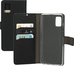 Mobiparts Saffiano Wallet Case Samsung Galaxy A51 (2020) Black