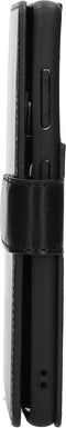 Mobiparts Samsung Galaxy S21 Jade Zwart Boekhoesje - Echt Leder - Magneetsluiting - Bookcase