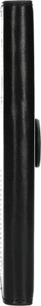Mobiparts Samsung Galaxy S21 Jade Zwart Boekhoesje - Echt Leder - Magneetsluiting - Bookcase