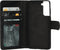Mobiparts Samsung Galaxy S21 Jade Zwart Boekhoesje - Echt Leder - Magneetsluiting - Bookcase