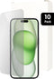 Mobiparts Screenprotector geschikt voor Apple iPhone 15 Plus - Gehard Glas - Anti-bacterieel -