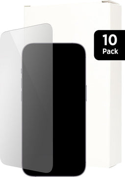 Mobiparts Screenprotector geschikt voor Apple iPhone 15 Pro - Gehard Glas - Anti-bacterieel -