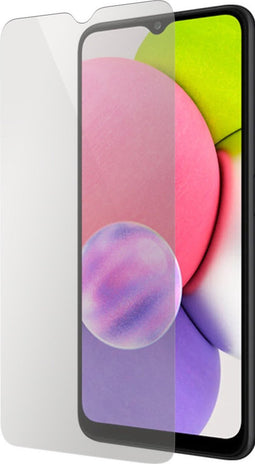 Mobiparts Screenprotector geschikt voor Samsung Galaxy A03 Samsung Galaxy A03S - Gehard Glas - Anti-bacterieel -