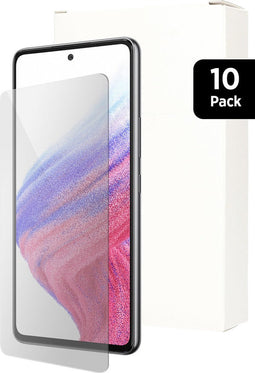 Mobiparts Screenprotector geschikt voor Samsung Galaxy A53 5G - Gehard Glas - Anti-bacterieel -