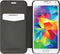 Mobiparts Slim Folio Case geschikt voorSamsung Galaxy S5 - Zwart