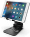Mobiparts Telefoon Standaard | Mobiparts Metal Zwart Verstelbaar