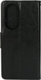 Mobiparts Telefoonhoesje geschikt voor Oppo Reno 10 Pro Hoesje | Mobiparts Classic Wallet Bookcase Portemonnee | Pasjeshouder voor 3 Pasjes | Telefoonhoesje voor Pinpas / OV Kaart / Rijbewijs - Zwart