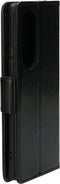 Mobiparts Telefoonhoesje geschikt voor Oppo Reno 10 Pro Hoesje | Mobiparts Classic Wallet Bookcase Portemonnee | Pasjeshouder voor 3 Pasjes | Telefoonhoesje voor Pinpas / OV Kaart / Rijbewijs - Zwart