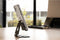 Mobiparts Telefoonhouder Tafel en Bureau - Verstelbaar - Universele Telefoonstandaard - Aluminium - 270 graden verstelbaar - Antislip voetjes - Broekzak formaat - Zwart