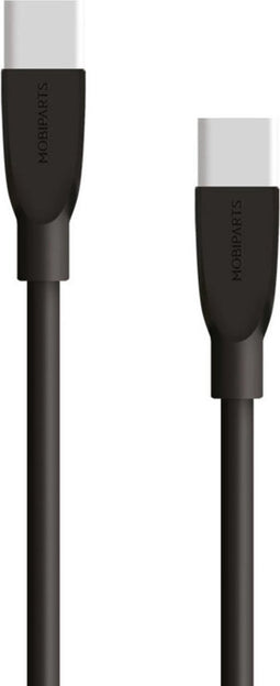 Mobiparts USB-C to USB-C Kabel 3A/60W 1m - Zwart