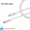 Mobiparts Wall Charger Dual USB-C/USB-A with Lightning Kabel - Wit