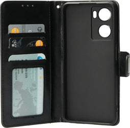 Mobiparts Wallet Case geschikt voor Oppo A57s 4G - Zwart