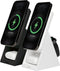 Mobiparts Wireless 3 in 1 Charger 15W Triangle - Zwart