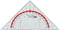 Mobius & Ruppert Geodriehoek M+R 14cm kunststo -