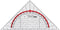 Mobius & Ruppert Geodriehoek M+R 14cm kunststo -