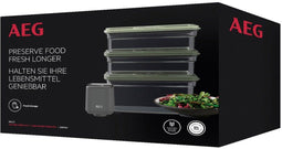 AEG AVFK1+ - Vacuüm Fresh kit - Vacuümpomp met 3 bewaardozen - Groen (3 stuks)