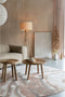 Zuiver Fan Vloerlamp/ Staande driepoot lamp Bamboo - Wit