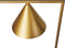 MOCAL - Staande lamp - Goud - Metaal