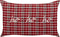 MOCHI - Sierkussen set van 2 - Rood - 30 x 50 cm - Polyester