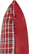 MOCHI - Sierkussen set van 2 - Rood - 30 x 50 cm - Polyester