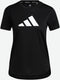 adidas 3 Bar Logo - Sportshirt Dames - Waterabsorberend en zacht - Zwart/Wit