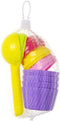 Duckiez Cupcake strandspeelsetje - 9 delig zandtaartjesset - Multicolor