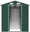 vidaXL - Tuinschuur - 191x130x198 - cm - gegalvaniseerd - staal - groen