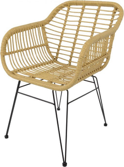 Moda terrasstoel wicker naturel