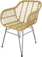 Moda terrasstoel wicker naturel
