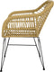 Moda terrasstoel wicker naturel