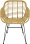 Moda terrasstoel wicker naturel