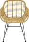 Moda terrasstoel wicker naturel