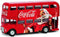 Modelauto Londen bus Routemaster Coca Cola kerstmis/kerstman 1:36 - speelgoed bus schaalmodel