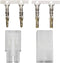 Modelcraft 208281 Accupack stekker, Accupack bus Tamiya Verguld 1 paar
