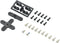 Modelcraft Kunststof servo-arm set Geschikt voor: Futaba servo-armkrans Aantal boorgaten: 3 SR101