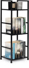 Modern Home industriële loft stijl boekenkast met 3 planken - 80 x 29 x 23,5 cm - Bruin